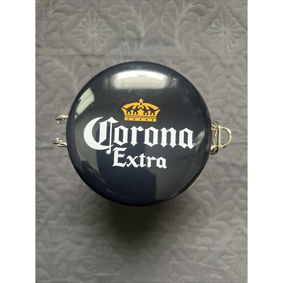 Corona Extra 4pc Set Tin Box Tray, Napkin Holder, Coasters & Storage Tin Barware - Picture 12 of 14